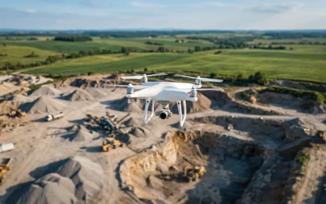Pomiary dronem — geodeta Białystok